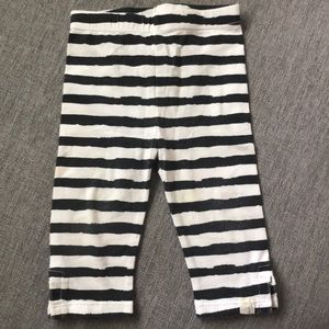 Burt’s bees striped leggings